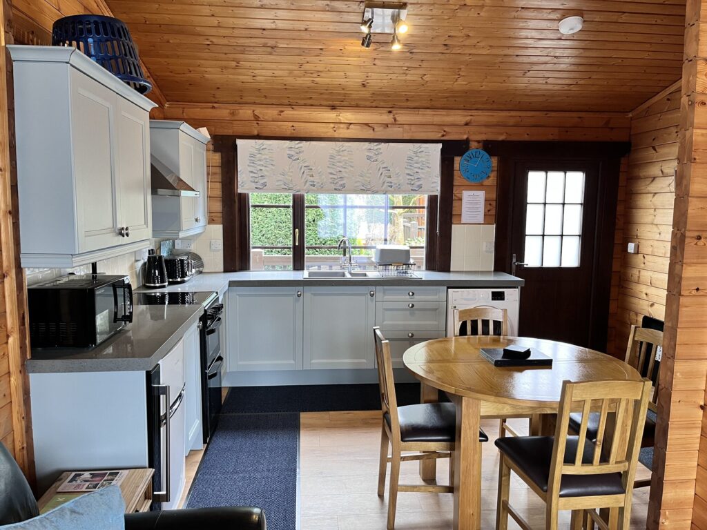 Self catering holiday accommodation log cabin in Norfolk